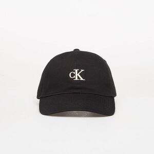 Cap Calvin Klein Monogram Embroidery Cap Black Universal kép