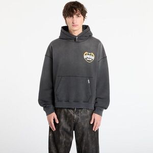 Sweatshirt REPRESENT Represent Angel Border Hoodie Stained Black M kép