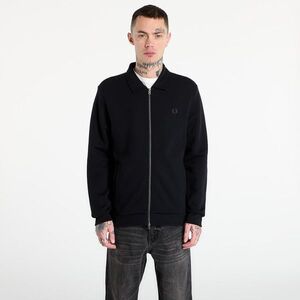Sweatshirt FRED PERRY Zip Through Collared Sweatshirt Black M kép