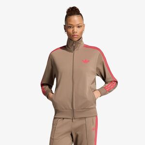 Sweatshirt adidas Firebird Track Top Loose Khaki Six/ Power Pink M kép