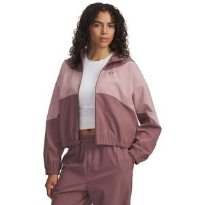 Sweatshirt Under Armour Rival Woven Jacket Hoodie Brown M kép