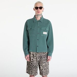 Ing Brain Dead Waffle Button Front Shirt Pin M kép