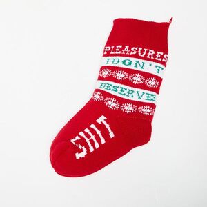PLEASURES Naughty Holiday Stocking Red Universal kép