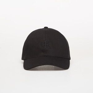 Cap Calvin Klein Monogram Embroidery Cap Black Universal kép