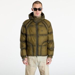 Dzseki REPRESENT Translucent Hooded Puffer Dark Olive M kép