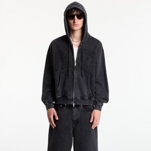 Sweatshirt Patta Loopback Logo Zip Hooded Sweater UNISEX Moonless Night M kép