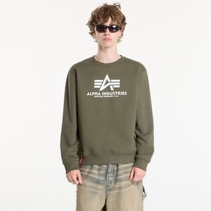 Sweatshirt Alpha Industries Basic Hoody Small Logo II Dark Olive XL kép