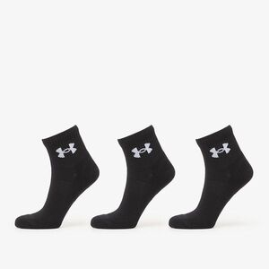 Zoknik Under Armour Performance Cotton Qtr Sock 3-Pack Black XL kép