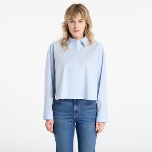 Ing Calvin Klein Jeans Solid Boxy Cropped Shirt Grey S kép
