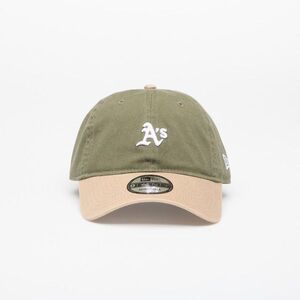 Cap New Era 9TWENTY Mini Washed Contrast Oakland Athletics New Olive/ Camel Universal kép
