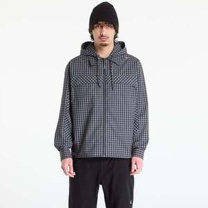 Sweatshirt ROA Aair Floweave Printed Check Long Sleeve Hooded Shirt Anthracite XL kép