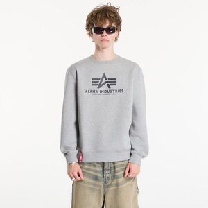 Sweatshirt Alpha Industries Basic Hoody Small Logo II Grey Heather L kép
