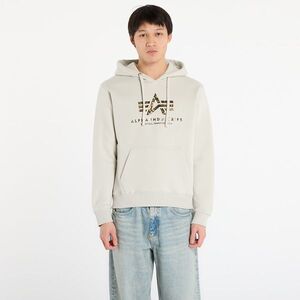 Sweatshirt Alpha Industries Basic Hoodie BL Effect Print Stone XL kép