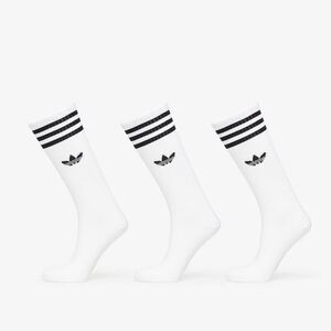 Zoknik adidas High Solid Crew Sock 3-Pack White M kép