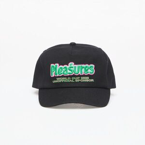 Cap PLEASURES Sponsor 5 Panel Snapback Black Universal kép