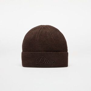 Sapka DIME Cursive Wool Fold Beanie Dark Brown Universal kép