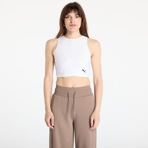 Puma Wardrobe Essentials Ribbed Crop Top PUMA White XL kép