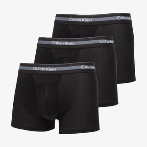Boxeralsó Calvin Klein Trunk 3-Pack Black XL kép
