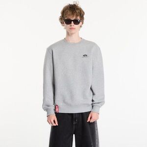 Sweatshirt Alpha Industries Basic Small Logo Sweatshirt Grey Heather XL kép