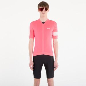Jersey Rapha Men's Core Lightweight Jersey High-Vis Pink/ White S kép