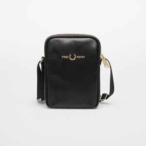 Táska FRED PERRY Smooth Leather Small Side Bag Black Universal kép