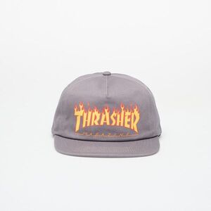 Cap Thrasher Printed Flame Snapback Grey Universal kép