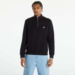 Sweatshirt FRED PERRY Half Zip Sweatshirt Black S kép