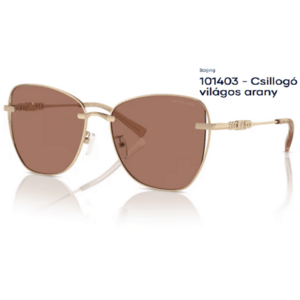 MICHAEL KORS MK1158 BEIJING 101403 - Csillogó világos arany NAPSZEMÜVEG kép