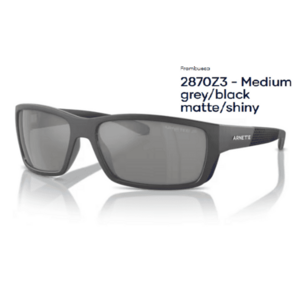 ARNETTE AN4336 – Frambuesa 2870Z3 - Medium grey/black matte/shiny polarizált férfi napszemüveg kép