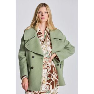 DZSEKI GANT D2. OVERSIZED PEACOAT EUCALYPTUS GREEN kép