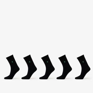 Queens Essential Short Crew Socks 5-Pack Black 36-38 kép