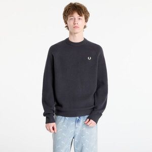 Pulóver FRED PERRY Lambswool Raglan Jumper Anchor Grey XL kép