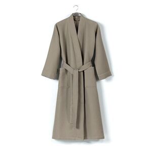 L'essential Maison Bathrobe Warm Grey Mia Waffle - Meleg szürke kép