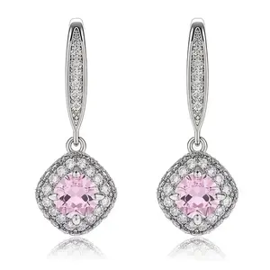 Angéle női fülbevaló whitegold-pink kép