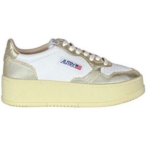 Divat edzőcipők Autry Baskets Platform Low cuir de vachette kép