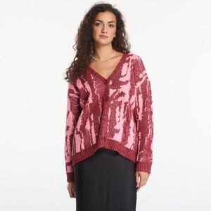 Pulóver Desigual Jakee Pullover Red XS kép