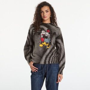 Pulóver Desigual Hug Mickey Pullover Black S kép