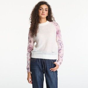 Pulóver Desigual Fancybotanic Pullover White M kép
