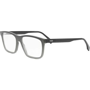 FENDI Fine Grey Rectangular Eyeglasses L (57) Szürke Női Dioptriás szemüvegek kép