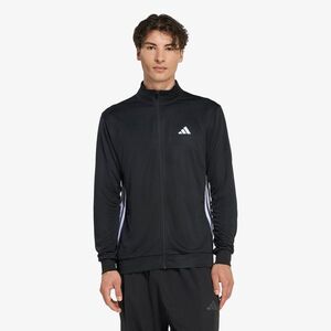 Sweatshirt adidas Workout Essentials All-set 3-stripes Knit Track Top Black/ White S kép