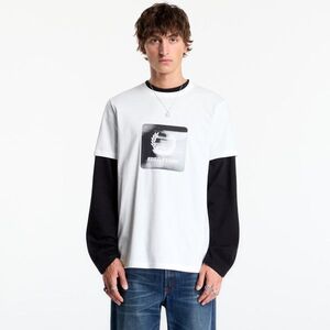 Póló FRED PERRY Laurel Wreath Digital Tshirt Snow White XL kép