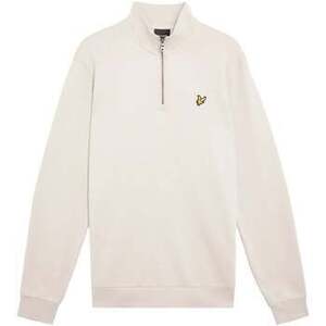 Pulóverek Lyle & Scott Cotton Loopback 1/4 Zip Sweatshirt Cove kép