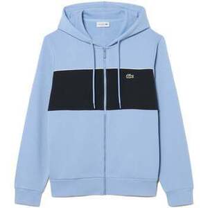 Pulóverek Lacoste Colour Block Zipped Hoodie Light Blue/Navy kép