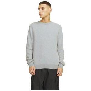 Pulóverek Jack & Jones Pull Jack Jones Globe gris clair kép