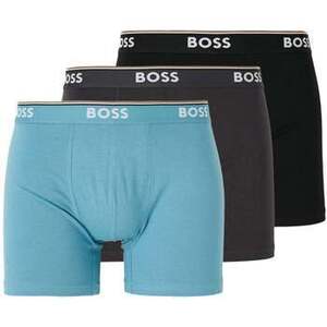 Boxerek BOSS Cotton Stretch 3 Pack Boxer Briefs Black/Blue/Dark Grey kép
