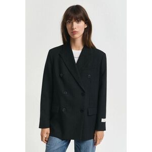 ZAKÓ GANT REL DB WOOL BLEND HOPSACK BLAZER BLACK kép