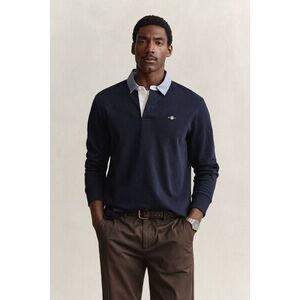 PÓLÓ GANT REG CHAMBRAY HEAVY RUGGER EVENING BLUE kép