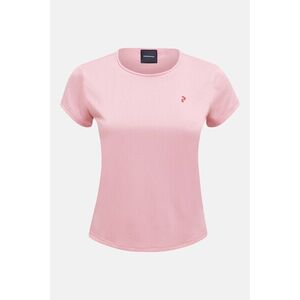 Póló Peak Performance W Active Slim Tee Warm Blush kép