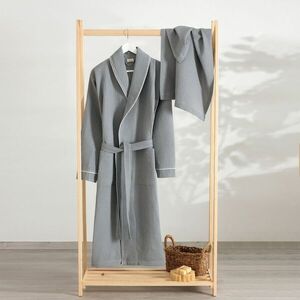 L'essential Maison Bathrobe Set Grey Soho - szürke kép
