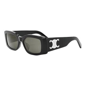 Celine Maxi Triomphe Black Rectangular Sunglasses ONE SIZE (53) Fekete Férfi Napszemüvegek kép